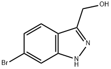 6-BROMO-3-HYDROXYMETHYL-1H-INDAZOLE Structural