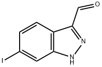 6-IODO-3-(1H)INDAZOLE CARBOXALDEHYDE Structural