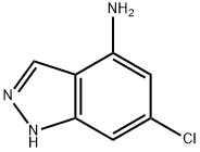 6-Chloro-1H-indazol-4-aMine Structural