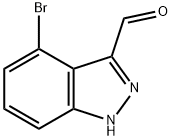 1H-Indazole-3-carboxaldehyde, 4-broMo-