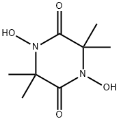 1,4-DIHYDROXY-3,3,6,6-TETRAMETHYLPIPERAZINE-2,5-DIONE Structural