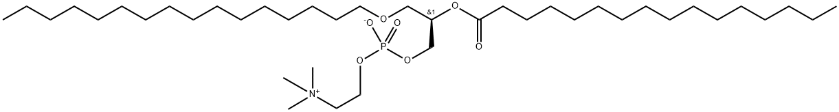 1-hexadecyl-2-palmitoyl-sn-glycero-3-phosphocholine