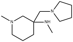 METHYL-(1-METHYL-3-PYRROLIDIN-1-YLMETHYL-PIPERIDIN-3-YL)-AMINE
 Structural