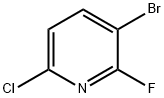 3-BROMO-6-CHLORO-2-FLUOROPYRIDINE Structural