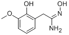 N-HYDROXY-2-(2-HYDROXY-3-METHOXY-PHENYL)-ACETAMIDINE