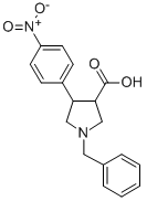 1-BENZYL-4-(4-NITRO-PHENYL)-PYRROLIDINE-3-CARBOXYLIC ACID