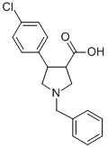 1-BENZYL-4-(4-CHLORO-PHENYL)-PYRROLIDINE-3-CARBOXYLIC ACID HYDROCHLORIDE