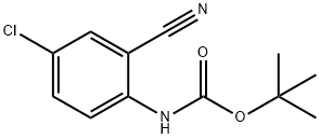 (4-CHLORO-2-CYANO-PHENYL)-CARBAMIC ACID TERT-BUTYL ESTER Structural