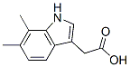 Indole-3-acetic acid, 6,7-dimethyl- (7CI) Structural