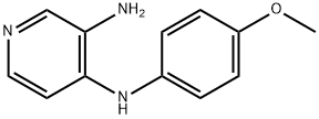 N4-(4-METHOXY-PHENYL)-PYRIDINE-3,4-DIAMINE Structural