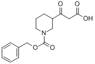 3-(2-CARBOXY-ACETYL)-PIPERIDINE-1-CARBOXYLIC ACID BENZYL ESTER
