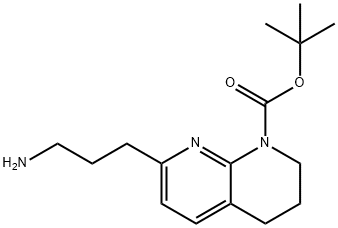 8-N-BOC-5,6,7,8-TETRAHYDRO-1,8-NAPHTHYRIDIN-2-PROPYLAMINE
 Structural