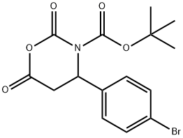 N-BOC-BETA-ALANINE-BETA-4'-BROMOPHENYL-N-CARBOXYANHYDRIDE
 Structural