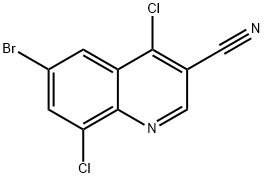 6-BROMO-4,8-DICHLORO-QUINOLINE-3-CARBONITRILE
