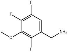 3-METHOXY-2,4,5-TRIFLUOROBENZYLAMINE
 Structural