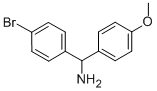 1-(4-BROMOPHENYL)-1-(4-METHOXYPHENYL)METHYLAMINE
 Structural