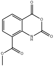 3-ISATOIC ANHYDRIDE CARBOXYLIC ACID METHYL ESTER
 Structural