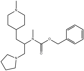 1-PYRROLIDIN-2-(N-CBZ-N-METHYL)AMINO-3-(4'-N-METHYL)PIPERIDINE-PROPANE
