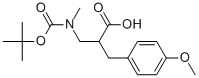 2-N-BOC-3-(4-METHOXY-PHENYL)-2-METHYLAMINOMETHYL-PROPIONIC ACID
 Structural