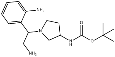 3-N-BOC-AMINO-1-[2-AMINO-1-(2-AMINO-PHENYL)-ETHYL]-PYRROLIDINE
