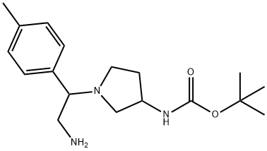 3-N-BOC-1-(2-AMINO-1-P-TOLYL-ETHYL)-PYRROLIDINE
