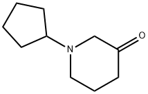 1-CYCLOPENTYL-PIPERIDIN-3-ONE Structural