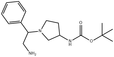 3-N-BOC-AMINO-1-(2-AMINO-1-PHENYLETHYL)-PYRROLIDINE
