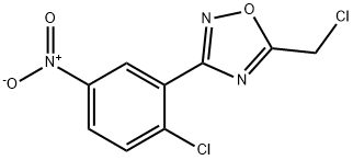 5-CHLOROMETHYL-3-(2-CHLORO-5-NITRO-PHENYL)-[1,2,4]OXADIAZOLE
