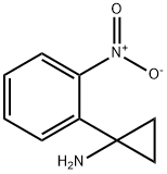 Cyclopropanamine, 1-(2-nitrophenyl)- Structural