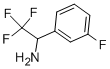 2,2,2-TRIFLUORO-1-(3-FLUORO-PHENYL)-ETHYLAMINE Structural