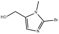 (2-BROMO-3-METHYL-3H-IMIDAZOL-4-YL)-METHANOL Structural