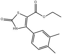 4-(3,4-DIMETHYL-PHENYL)-2-OXO-2,3-DIHYDRO-THIAZOLE-5-CARBOXYLIC ACID ETHYL ESTER