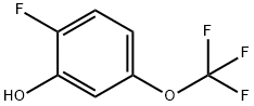 2-FLUORO-5-(TRIFLUOROMETHOXY)PHENOL Structural