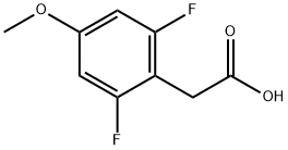 2,6-difluoro-4-methoxyphenylacetic acid Structural