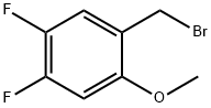 4,5-DIFLUORO-2-METHOXYBENZYL BROMIDE Structural