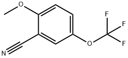 2-METHOXY-5-TRIFLUOROMETHOXY-BENZONITRILE Structural