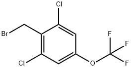 2,6-DICHLORO-4-(TRIFLUOROMETHOXY)BENZYL BROMIDE Structural