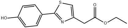 ethyl 2-(2-(4-hydroxyphenyl)thiazol-4-yl)acetate Structural