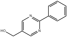 5-(Hydroxymethyl)-2-phenylpyrimidine Structural