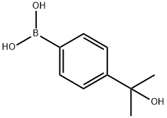 4-(2-hydroxypropan-2-yl)phenylboronic acid Structural