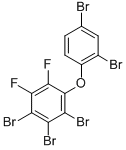 2,2',3,4,4'-PENTABROMO-5,6-DIFLUORODIPHENYL ETHER Structural