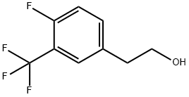 2-[4-FLUORO-3-(TRIFLUOROMETHYL)PHENYL]ETHANOL Structural