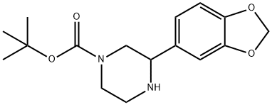 3-BENZO[1,3]DIOXOL-5-YL-PIPERAZINE-1-CARBOXYLIC ACID TERT-BUTYL ESTER,3-BENZO[1,3]DIOXOL-5-YL-PIPERAZINE-1-CARBOXYLIC ACID TERTIER-BUTYL ESTER