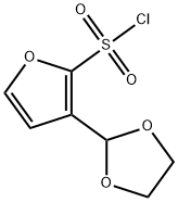 3-(1,3-DIOXOLAN-2-YL)FURAN-2-SULFONYL CHLORIDE