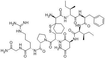 BETA-MERCAPTO-BETA,BETA-CYCLOPENTAMETHYLENE-PROPIONYL-D-ILE-PHE-ILE-ASN-CYS-PRO-ARG-GLY-NH2