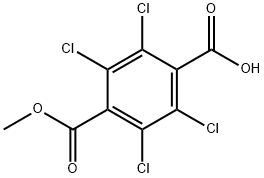 CHLORTHAL MONOMETHYL ESTER Structural