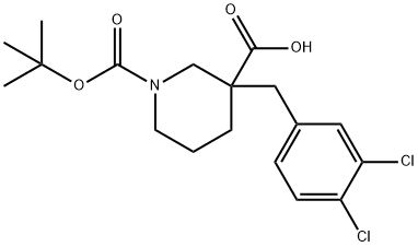 1-[(TERT-BUTYL)OXYCARBONYL]-3-(3,4-DICHLOROBENZYL)PIPERIDINE-3-CARBOXYLIC ACID