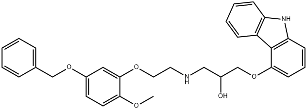 5'-BENZYLOXY-CARVEDILOL Structural