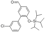 3-(3-CHLOROPHENYL)-4-TRIISOPROPYL SILYLOXY-BENZALDEHYDE Structural