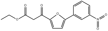 ETHYL-2-[5-(3-NITROPHENYL)]FUROYL-ACETATE